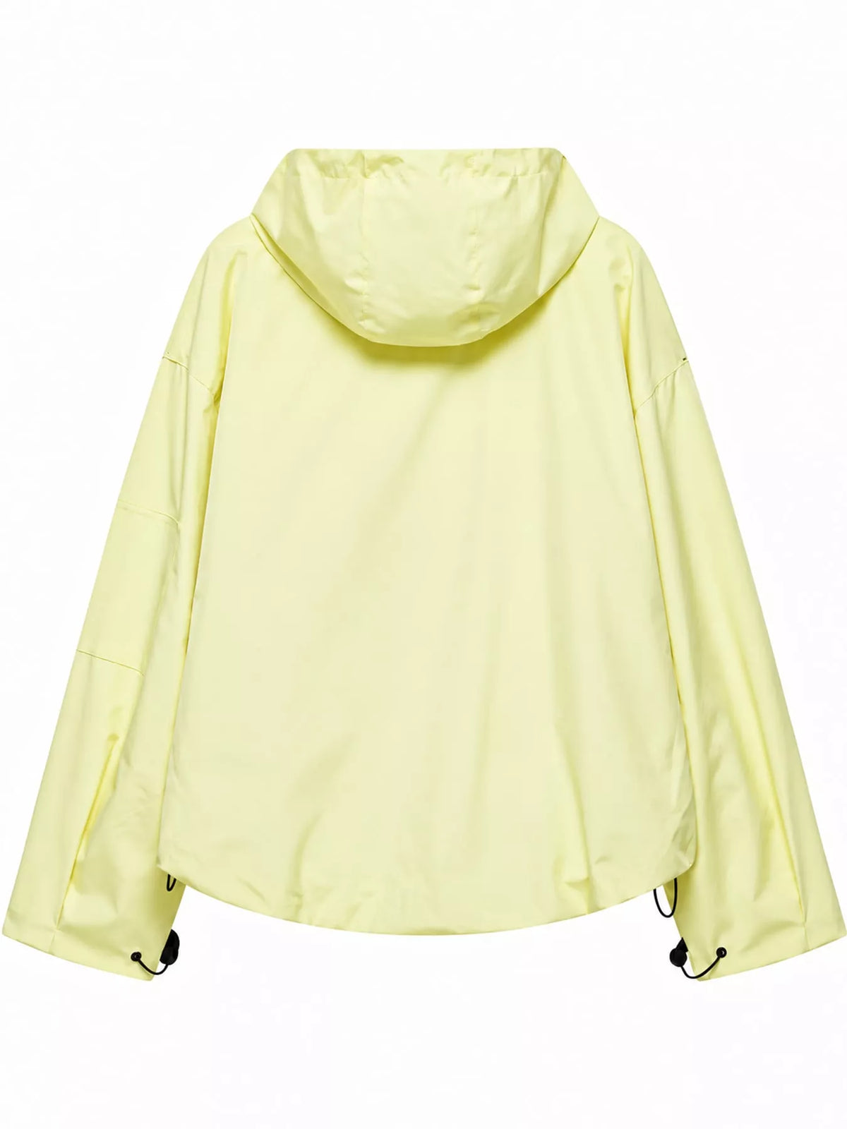 Half-Zip Hooded Anorak Jacket — back view