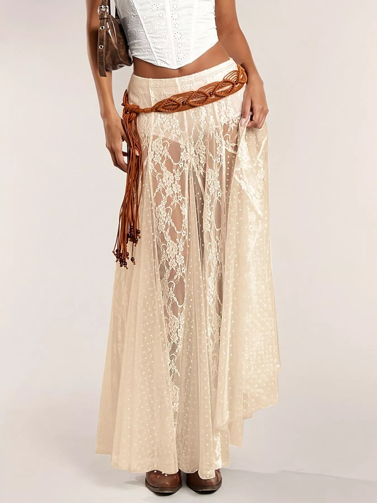 maxi skirt, back view