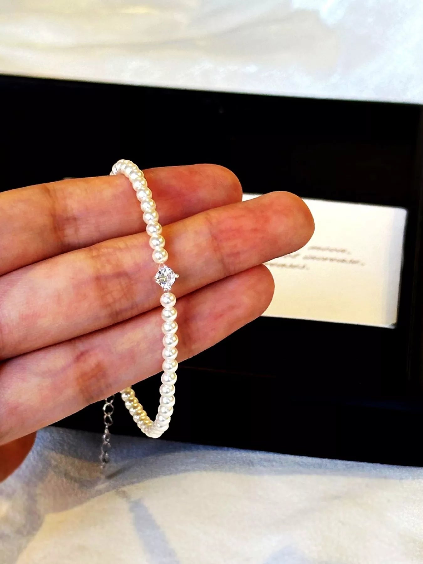 Trendsi Adjustable Pearl Bracelet -