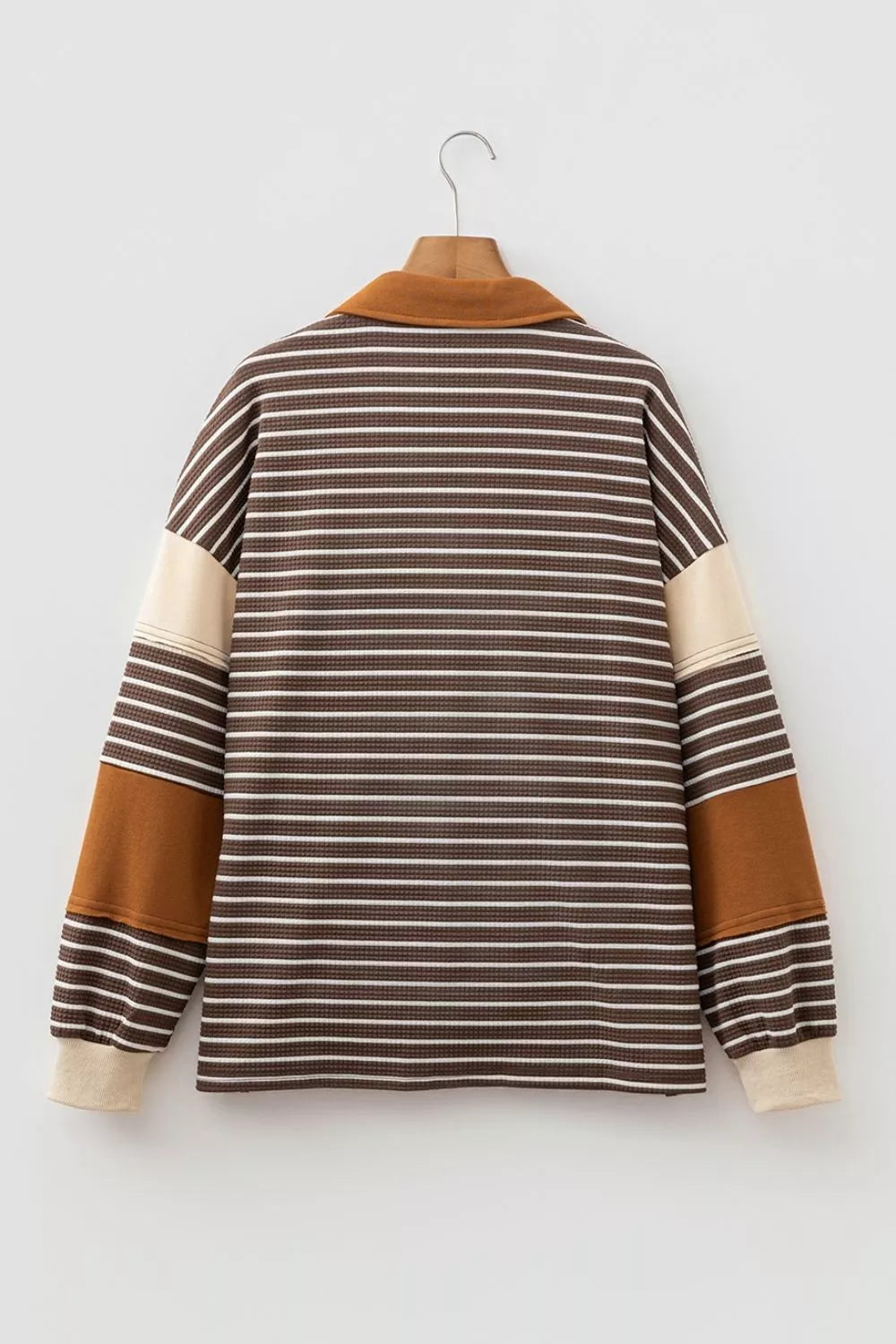 Trendsi Striped Dropped Shoulder Sweatshirt -