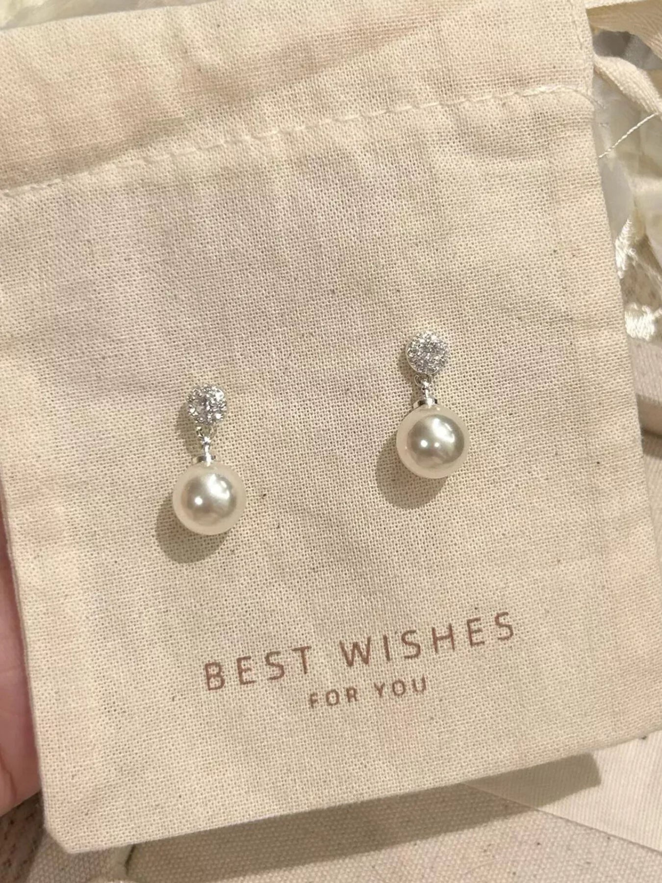 Trendsi Pearl Drop Earrings -