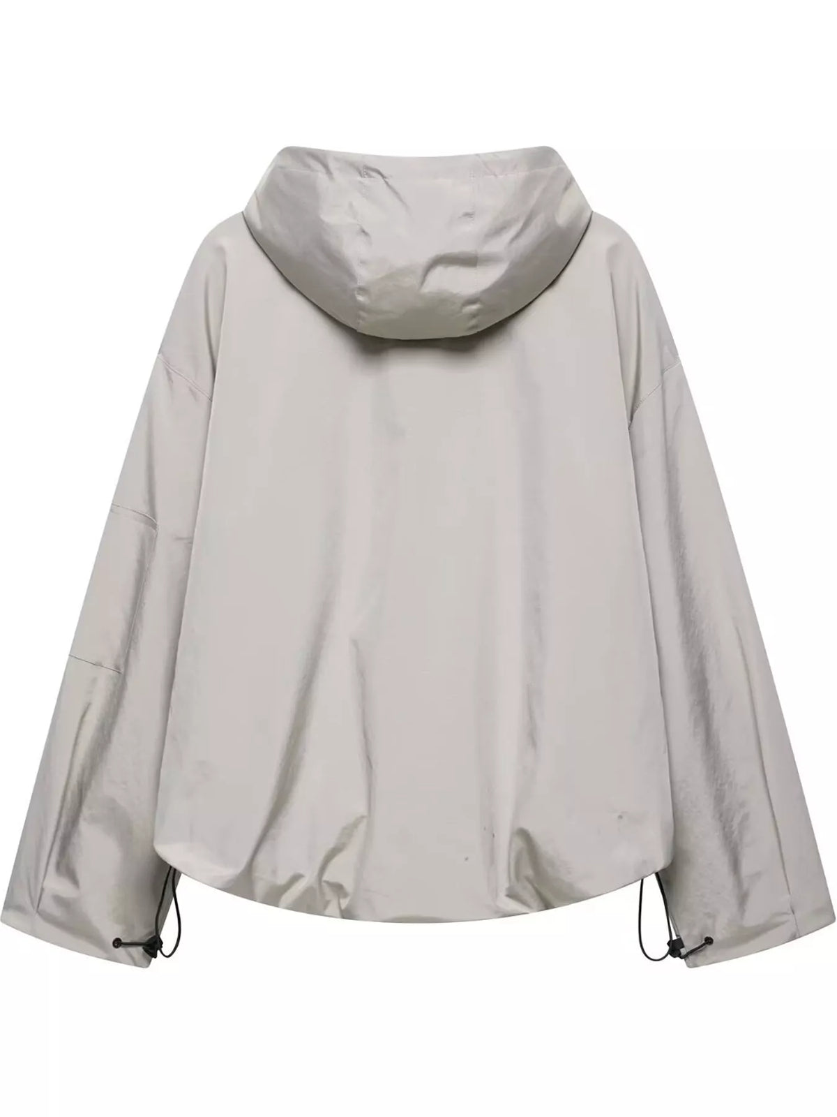 Half-Zip Hooded Anorak Jacket — back view