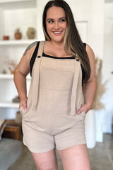 Trendsi Double Take Full Size Texture Sleeveless Romper -