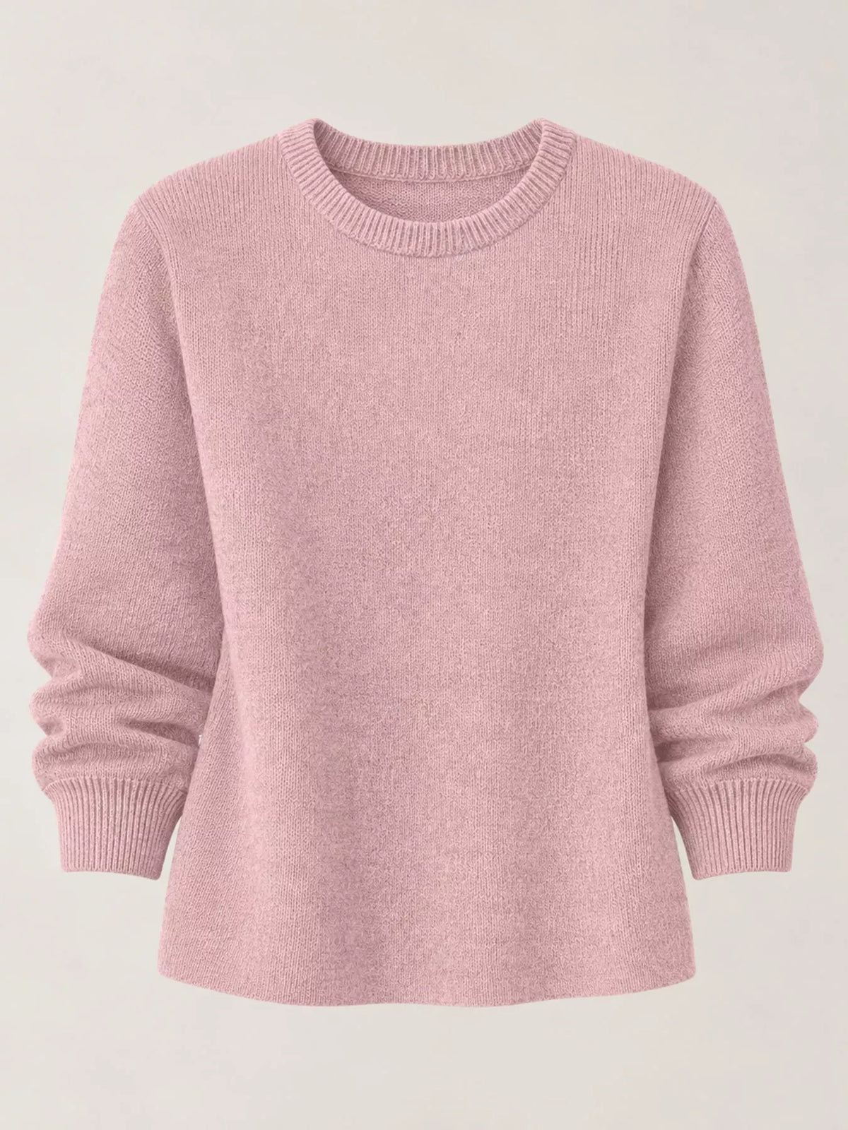 Pink crew neck sweater