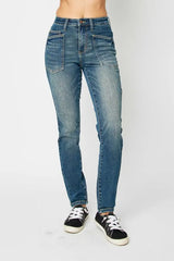 Trendsi Judy Blue Full Size High Waist Skinny Jeans -