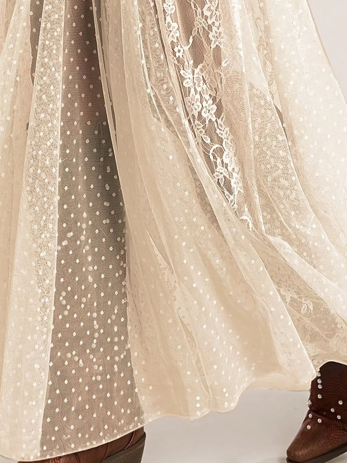 maxi skirt, construction and design details