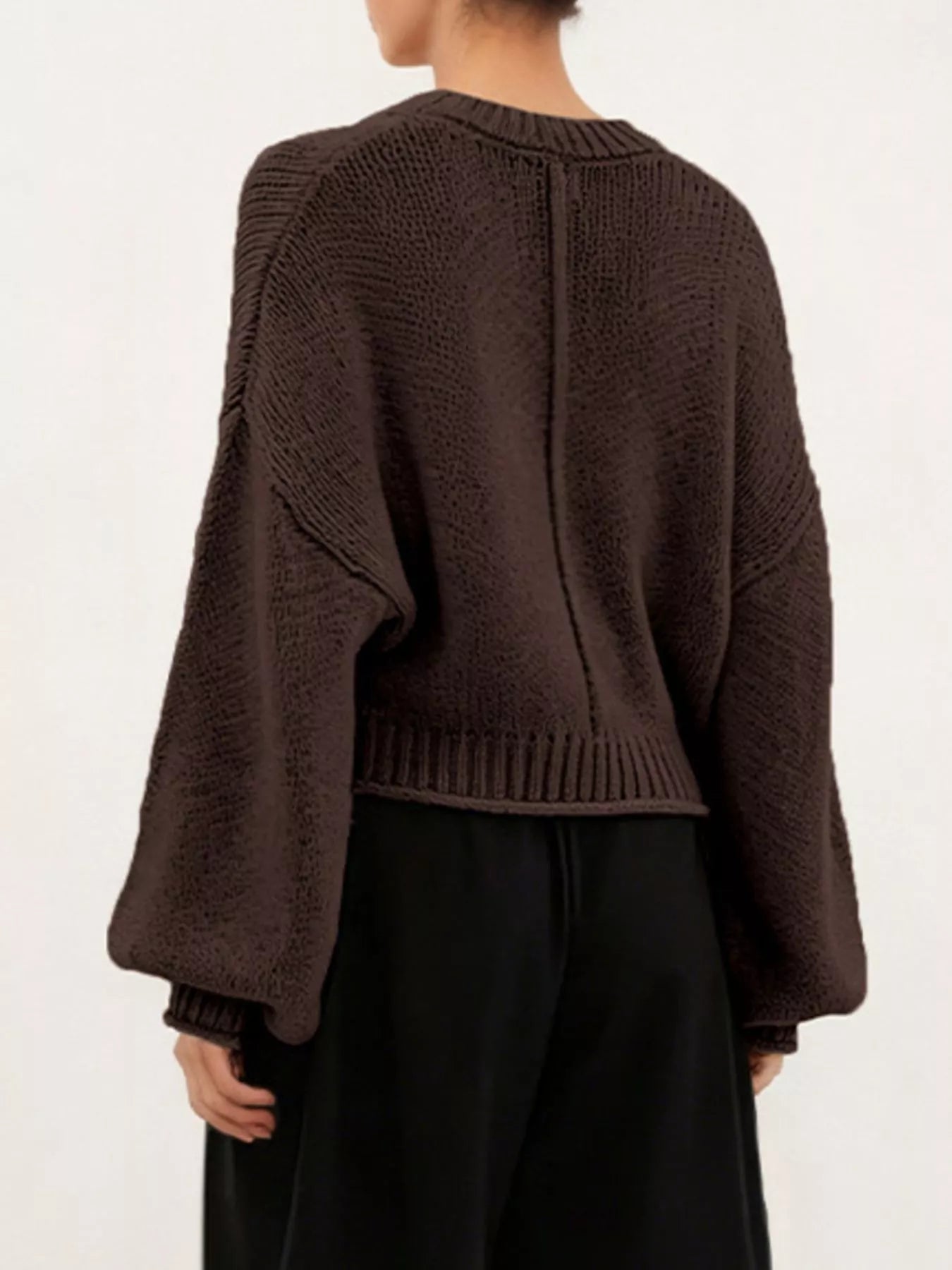 Trendsi Oversized Chunky Knit Sweater -