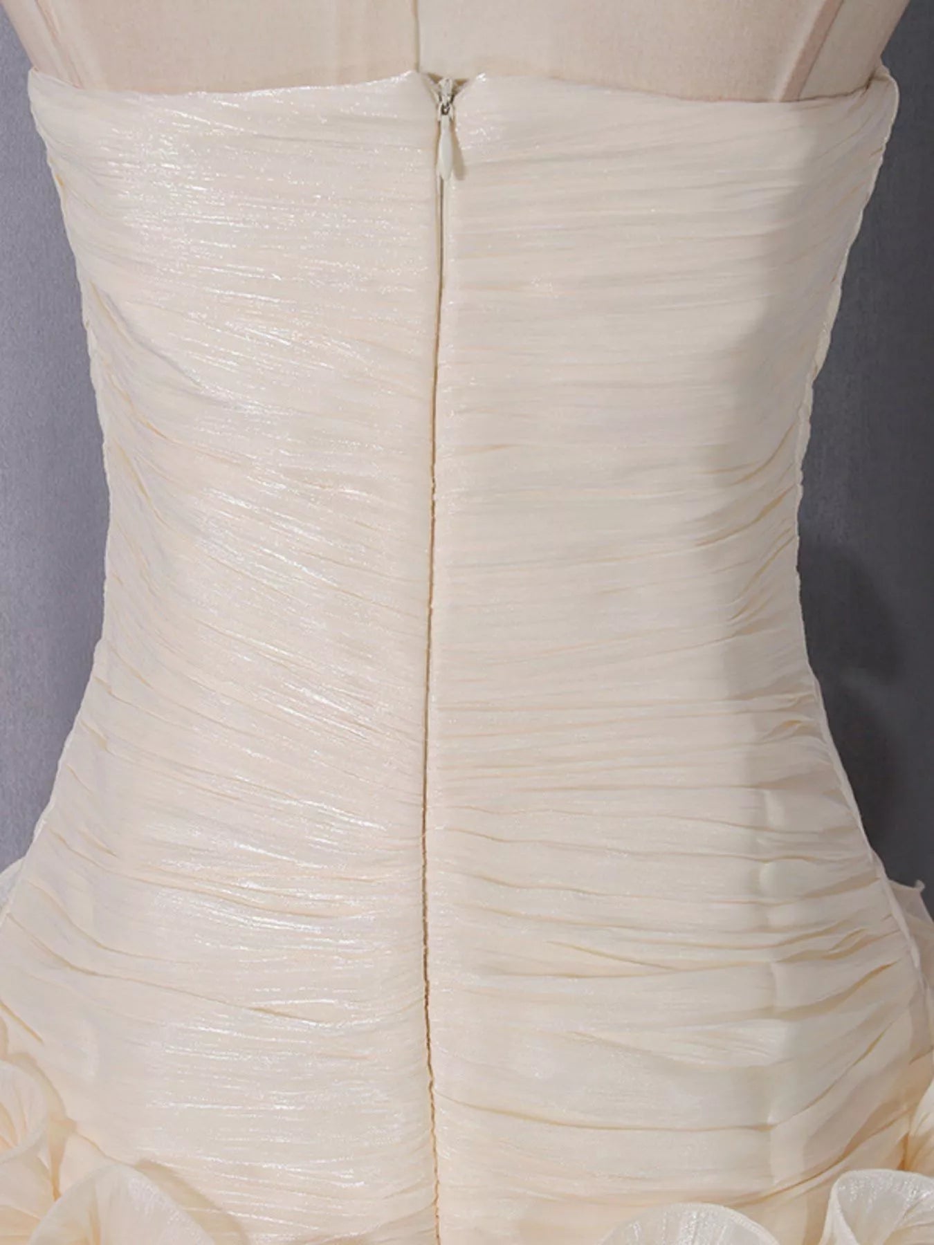 Trendsi Strapless Ruffle Ruched Mini Dress -
