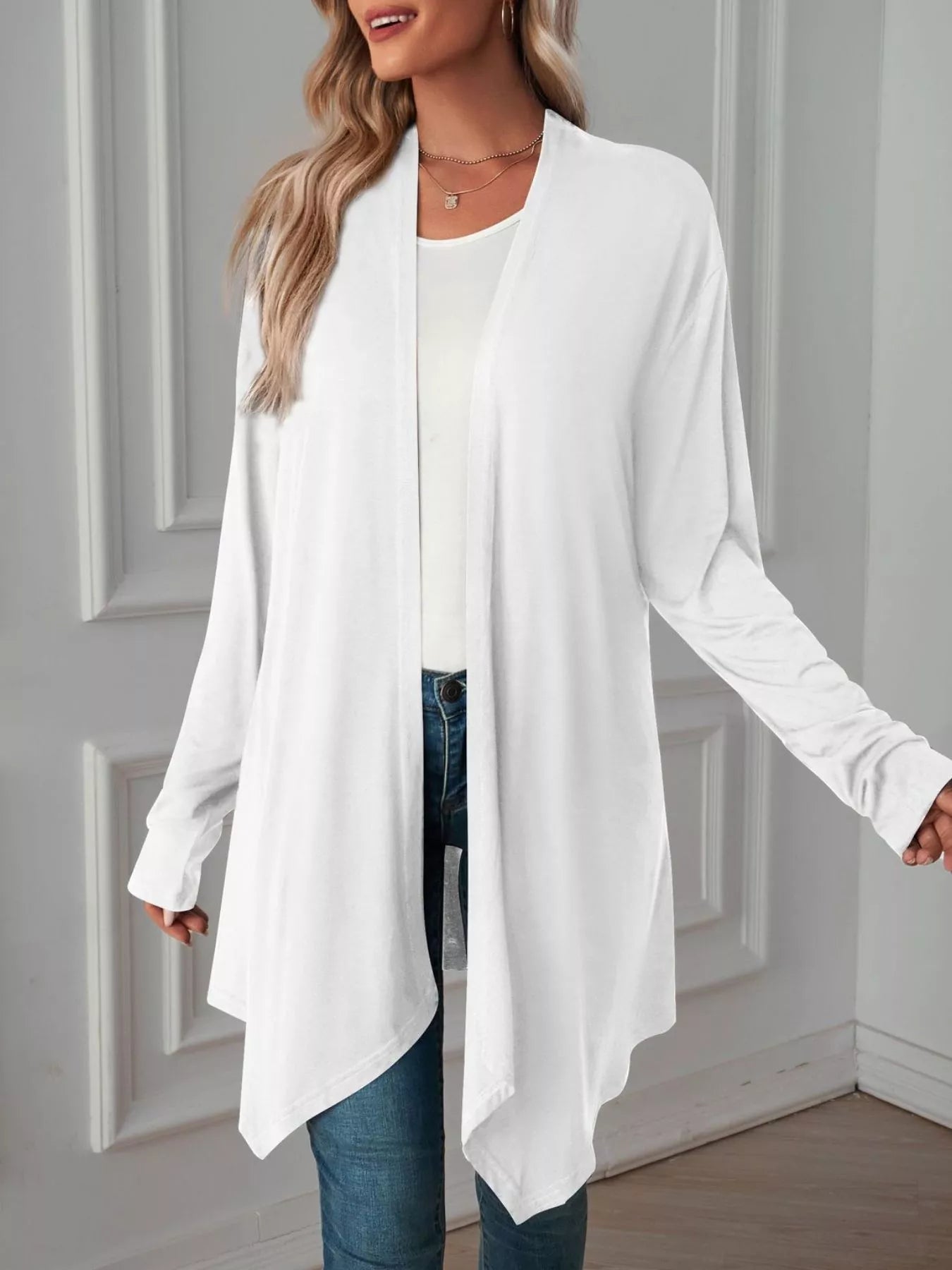 Trendsi Lightweight Open Front Cardigan -