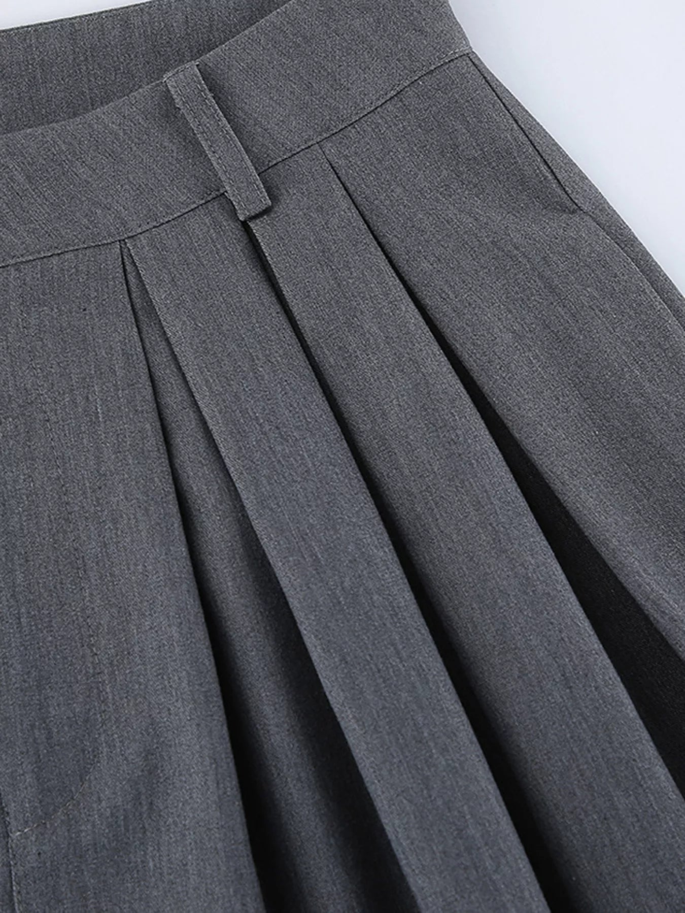 Trendsi High-Waisted Wide-Leg Pleated Pants -