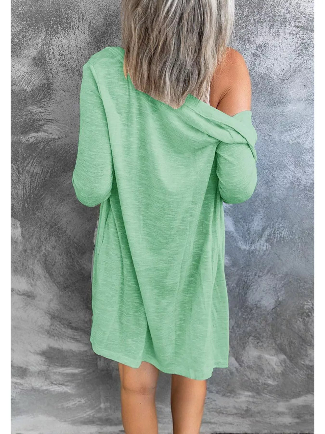 Trendsi Full Size Lightweight Button-Up Cardigan Plus Size - Shirts