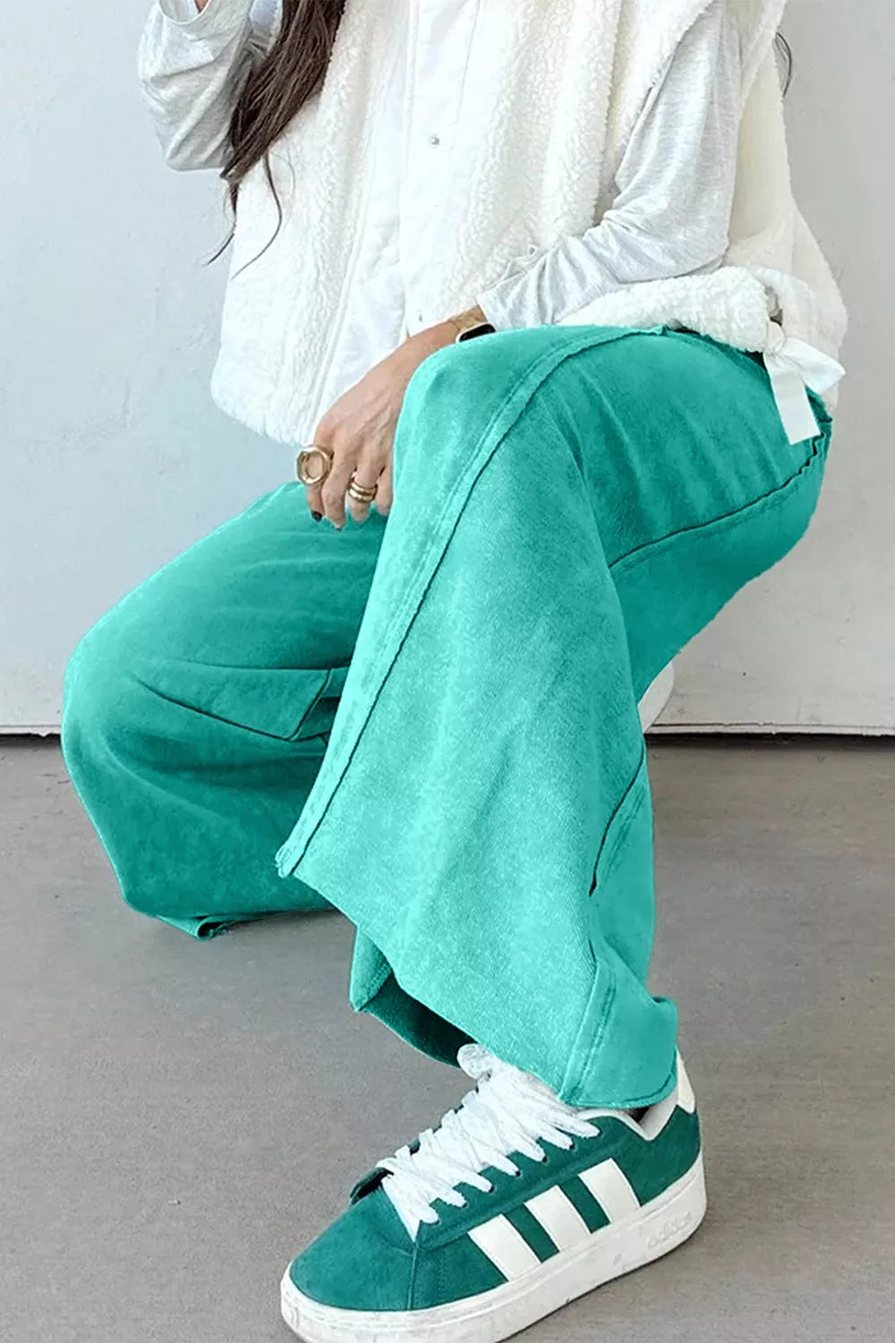 Trendsi High-Waisted Wide-Leg Pants -