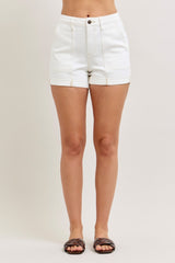 Trendsi Judy Blue High-Waisted Aurora Weekender Short with Double Rolled Cuff -