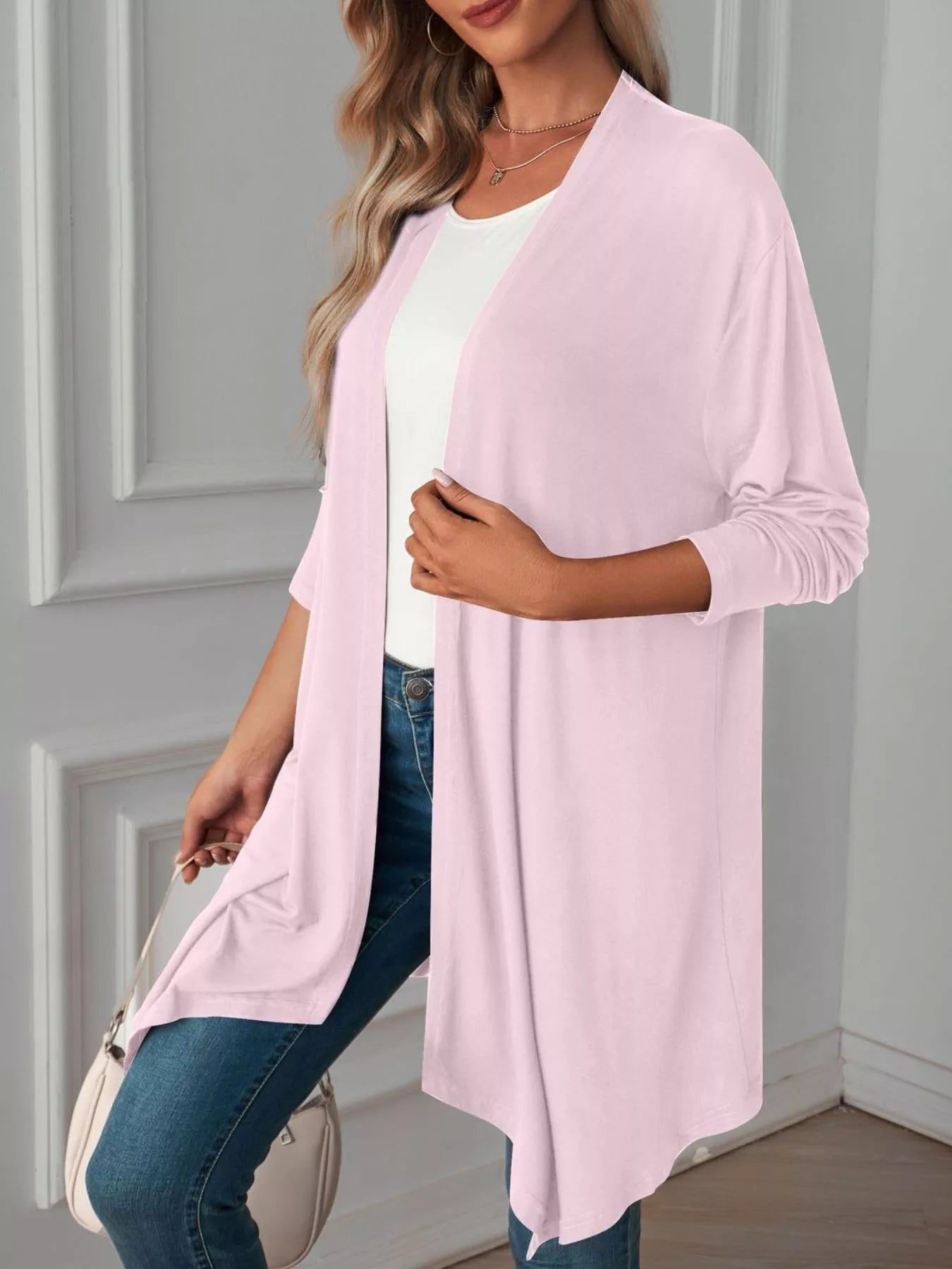 Trendsi Lightweight Open Front Cardigan -