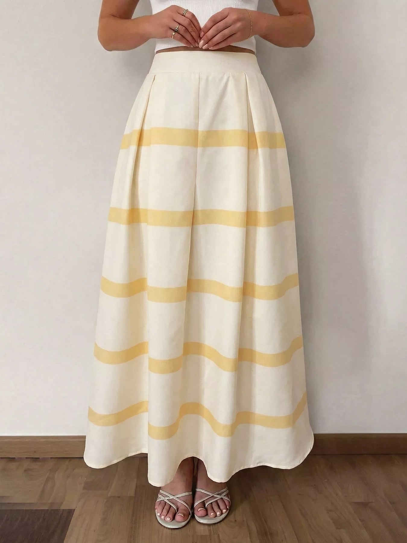Trendsi Striped Maxi Skirt -