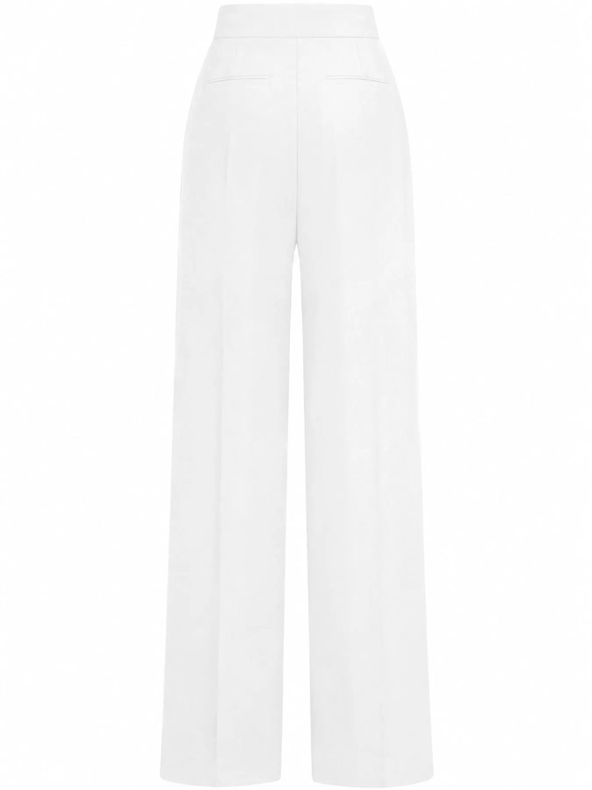 Wide-leg pants, white back