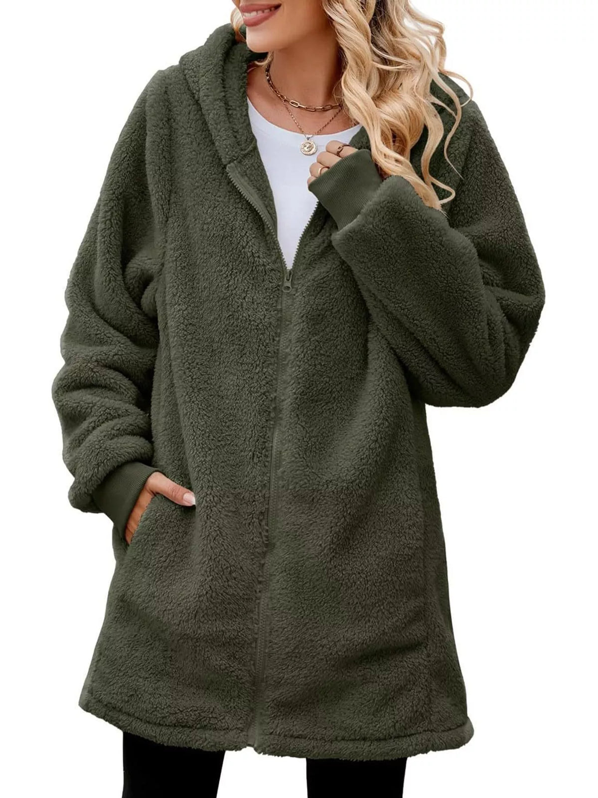 Long-sleeve coat
