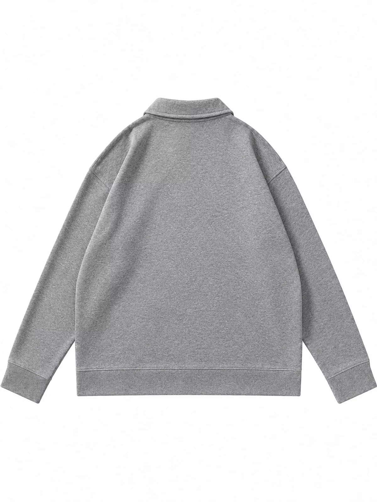 Quarter-Zip Long Sleeve Sweatshirt — back view