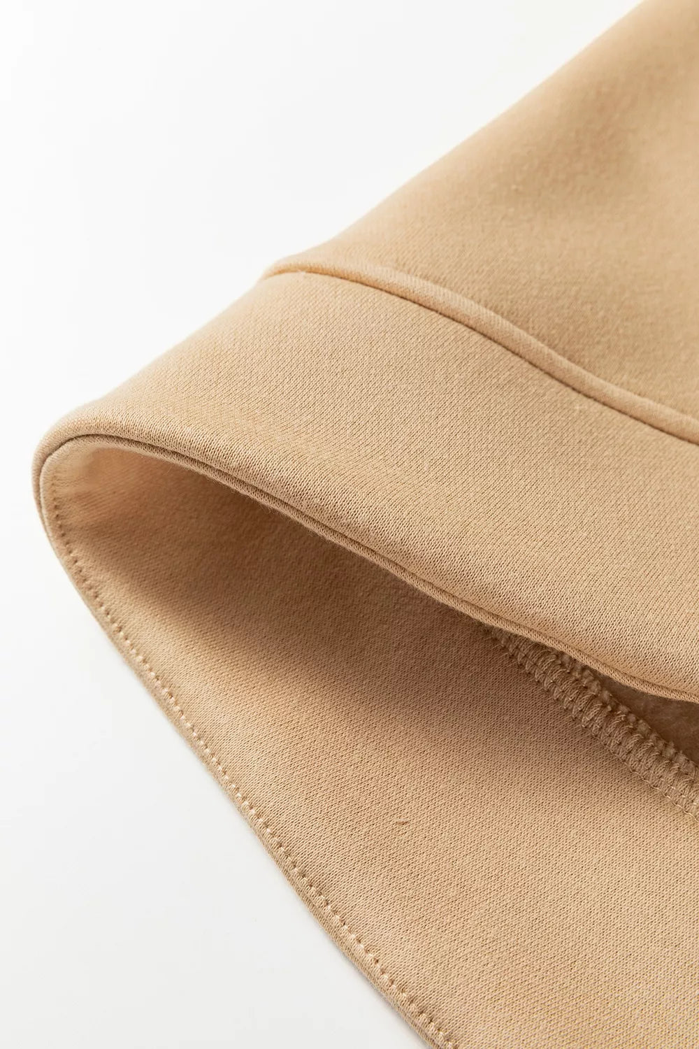 Trendsi Eyelet Button Placket Dropped Shoulder Sweatshirt -