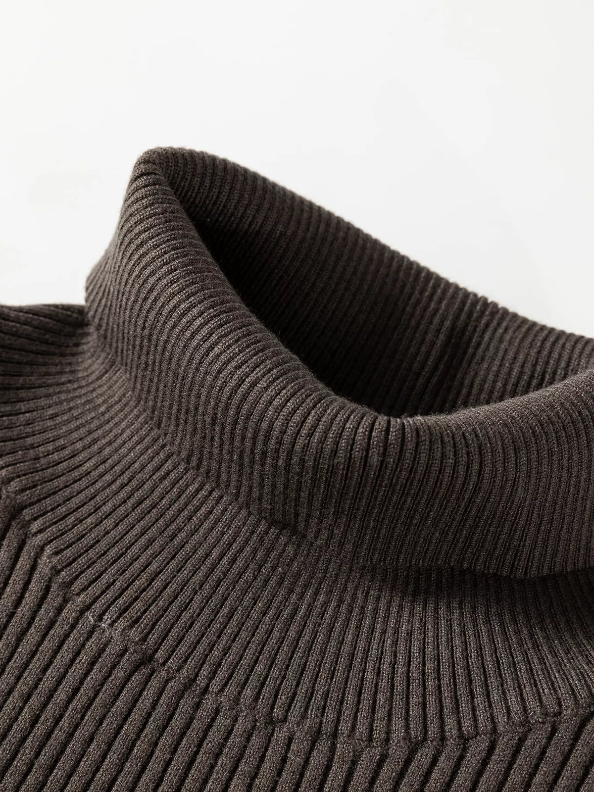 Trendsi Ribbed Knit High Neck Sleeveless Waist Slim Fit Sweater Vest -