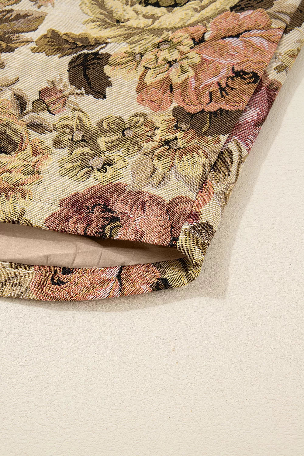 Trendsi Floral Button Up Long Sleeve Shacket -
