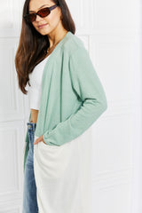 Trendsi Culture Code Until You Came Color Block Duster Cardigan - Shirts