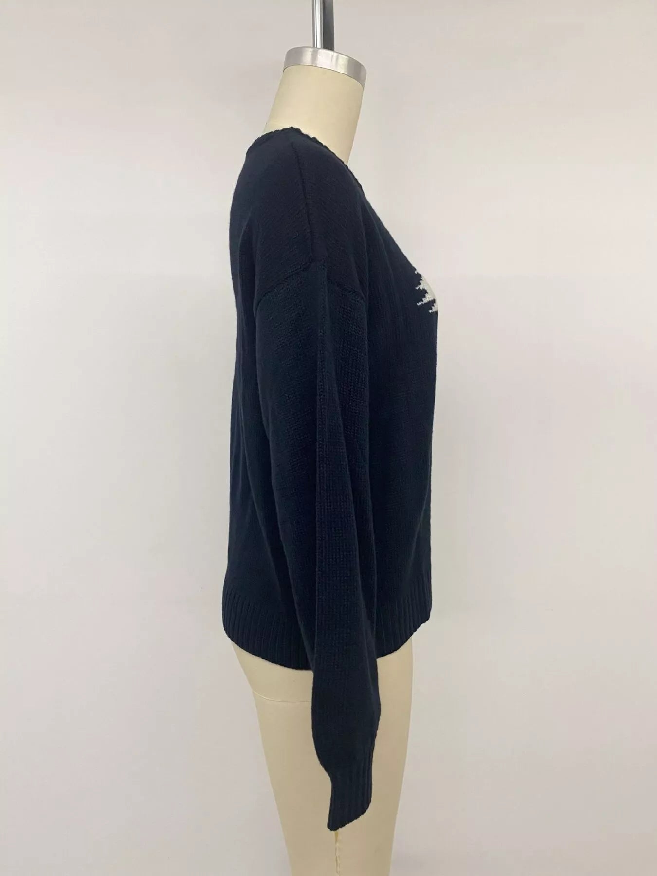 Trendsi Swan Dropped Shoulder Sweater -