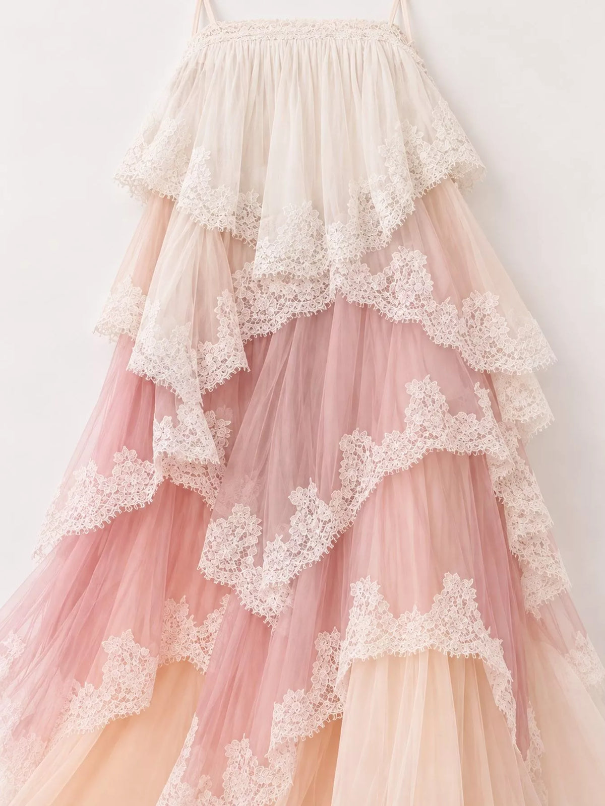 spaghetti-strap maxi dress, construction and design details