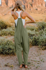 Trendsi Double Take Full Size V-Neck Sleeveless Jumpsuit with Pockets -