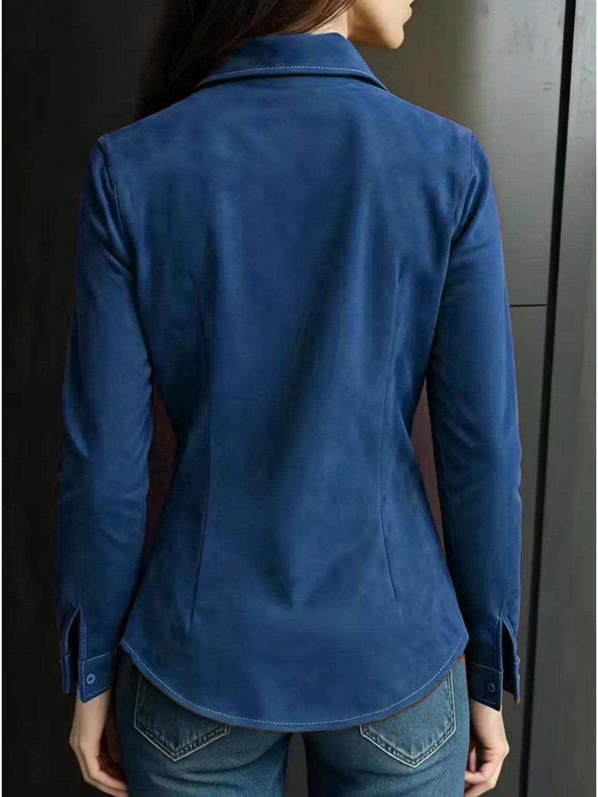 Trendsi Classic Slim-Fit Long Sleeve Shirt -