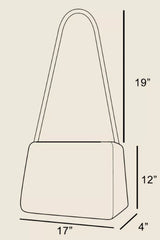 Trendsi Fame Textured Mesh Knot Shoulder Bag -