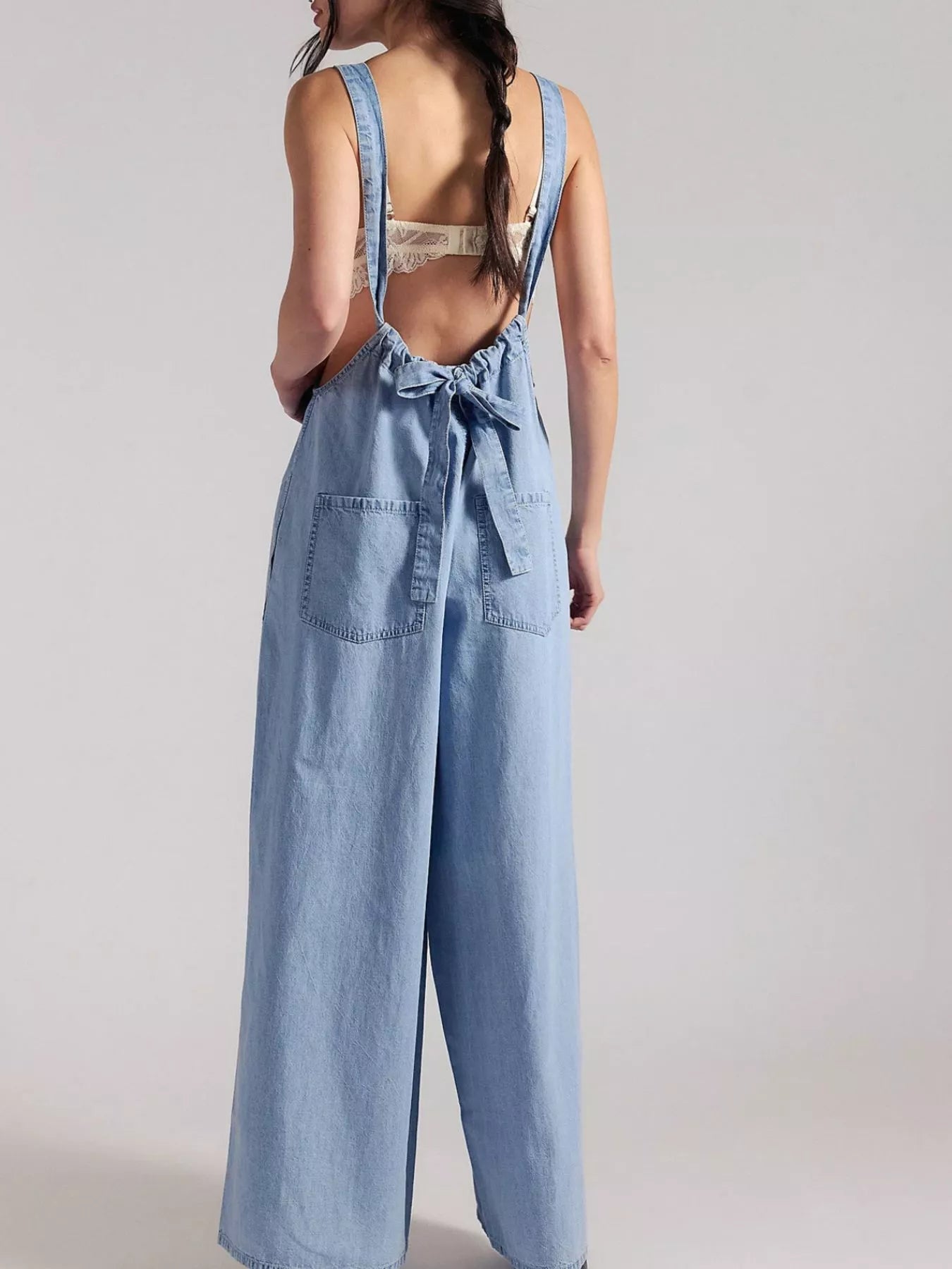 Trendsi Sleeveless Wide-Leg Jumpsuit -