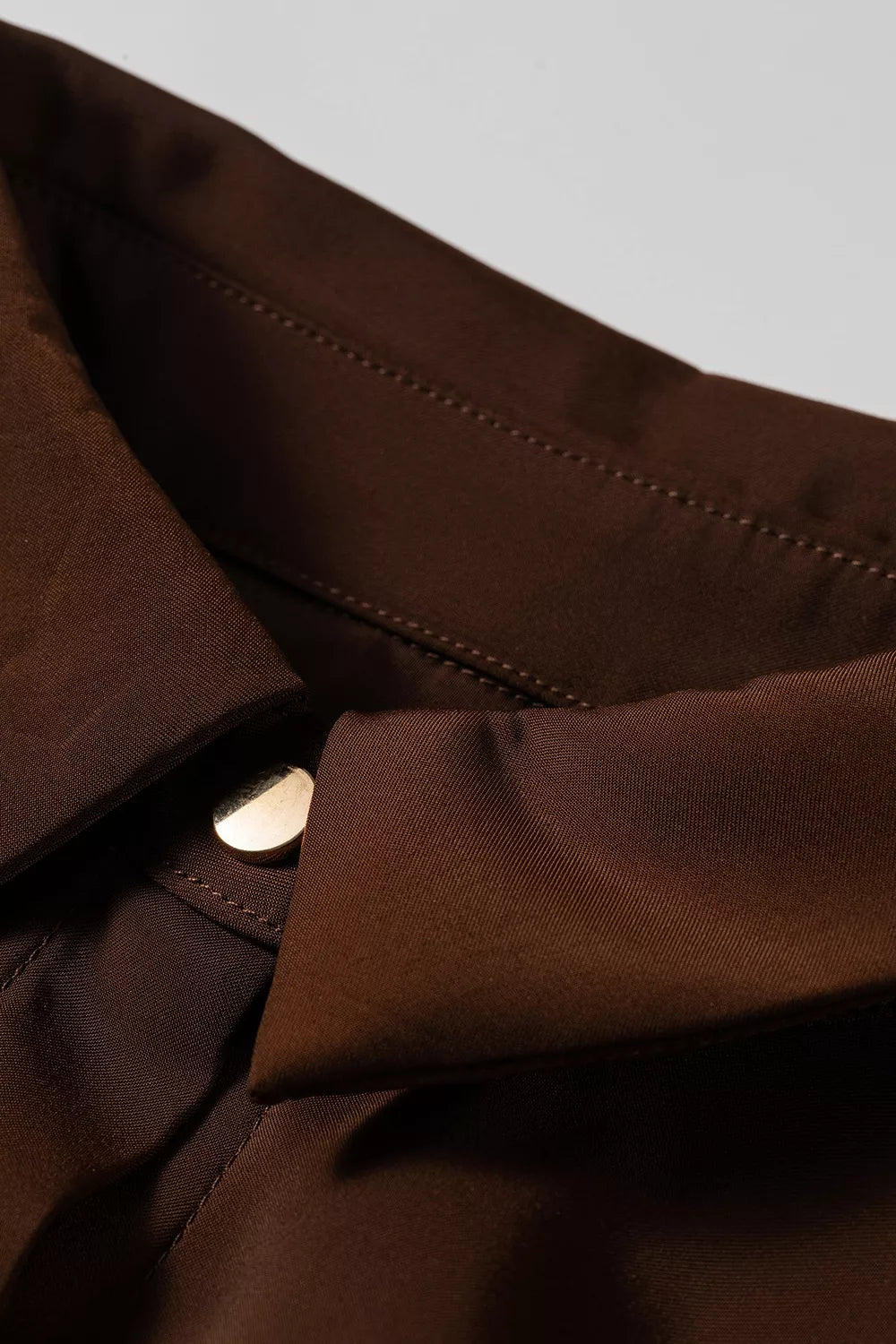 Trendsi Multi Button Decoration Tab Long Sleeve Casual Shirt -