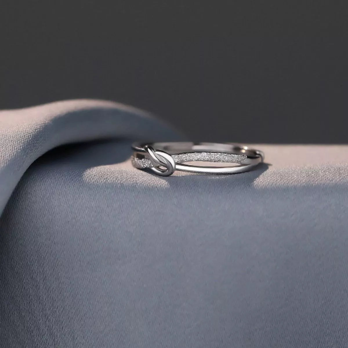 Trendsi 925 Sterling Silver Knot Ring -