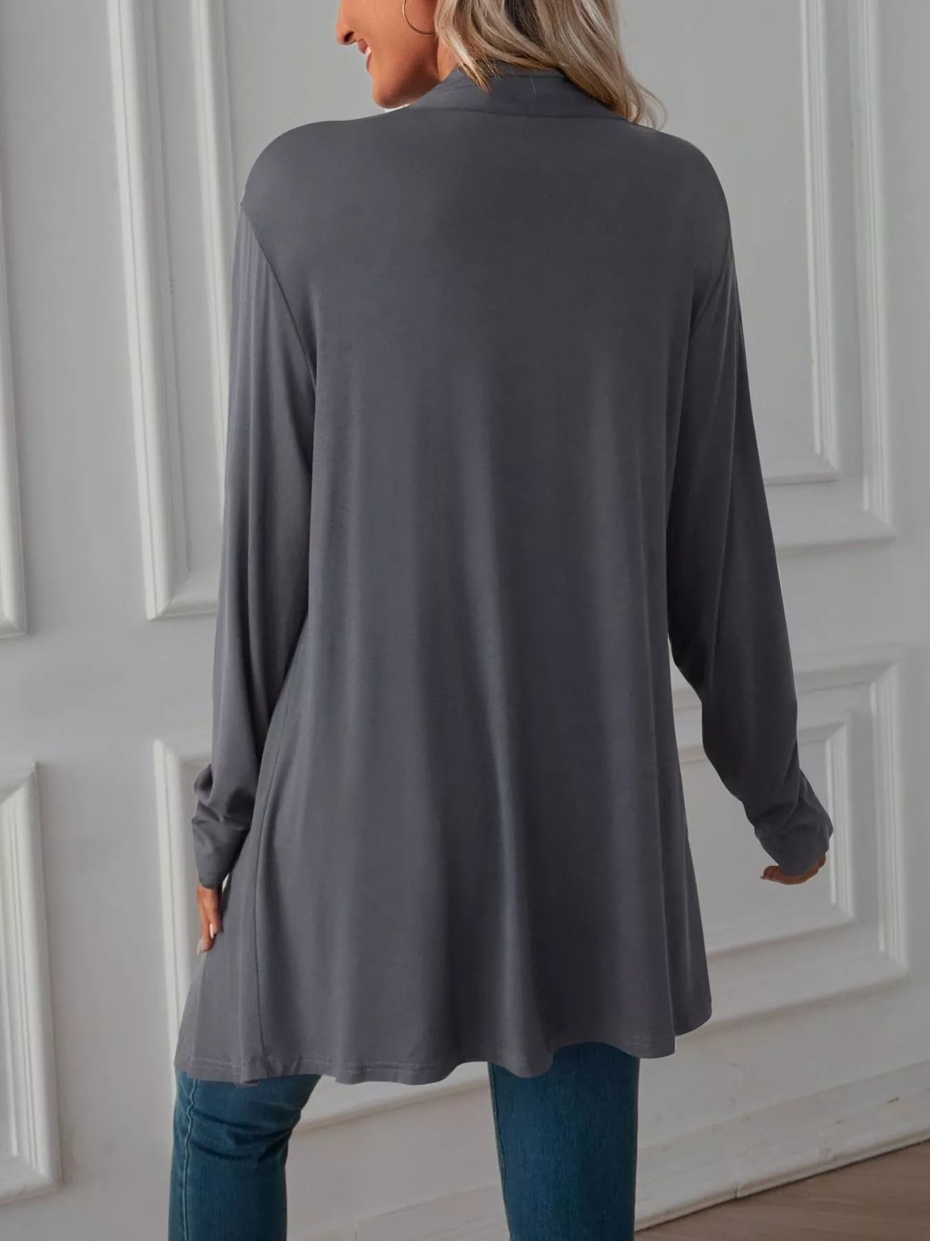 Trendsi Lightweight Open Front Cardigan -