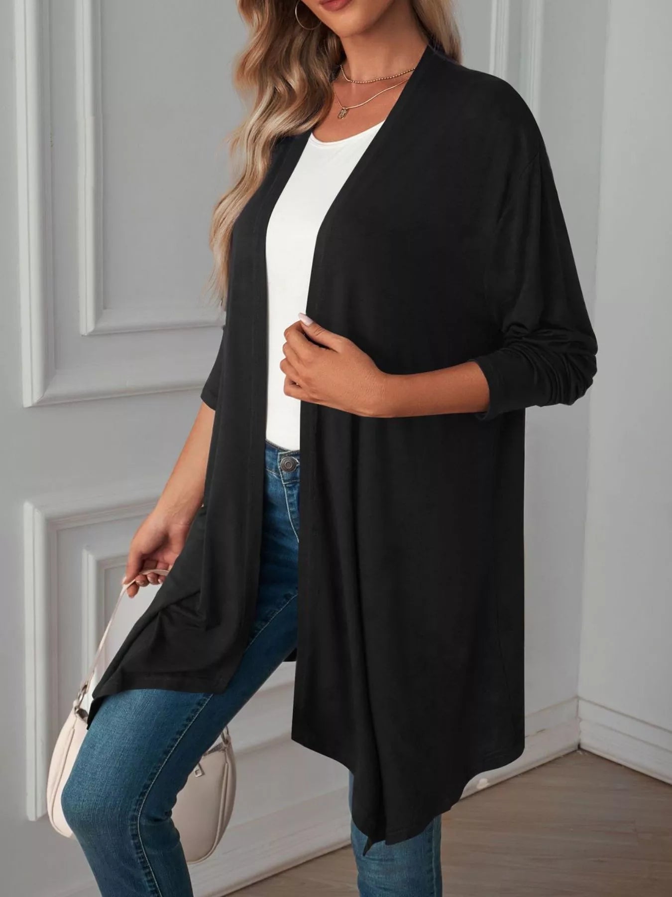 Trendsi Lightweight Open Front Cardigan -