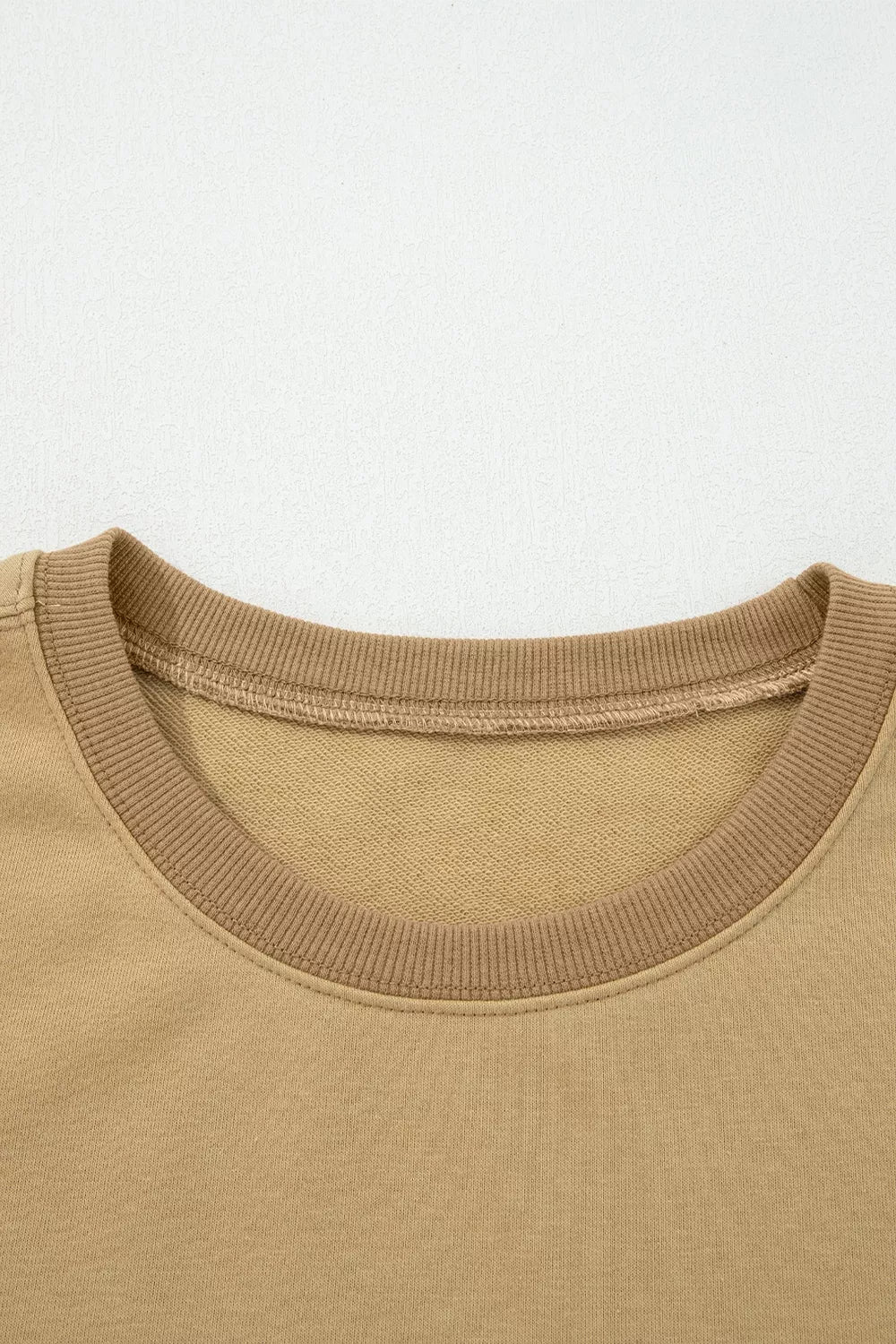 Trendsi Star Patch Crew Neck Sweatshirt -