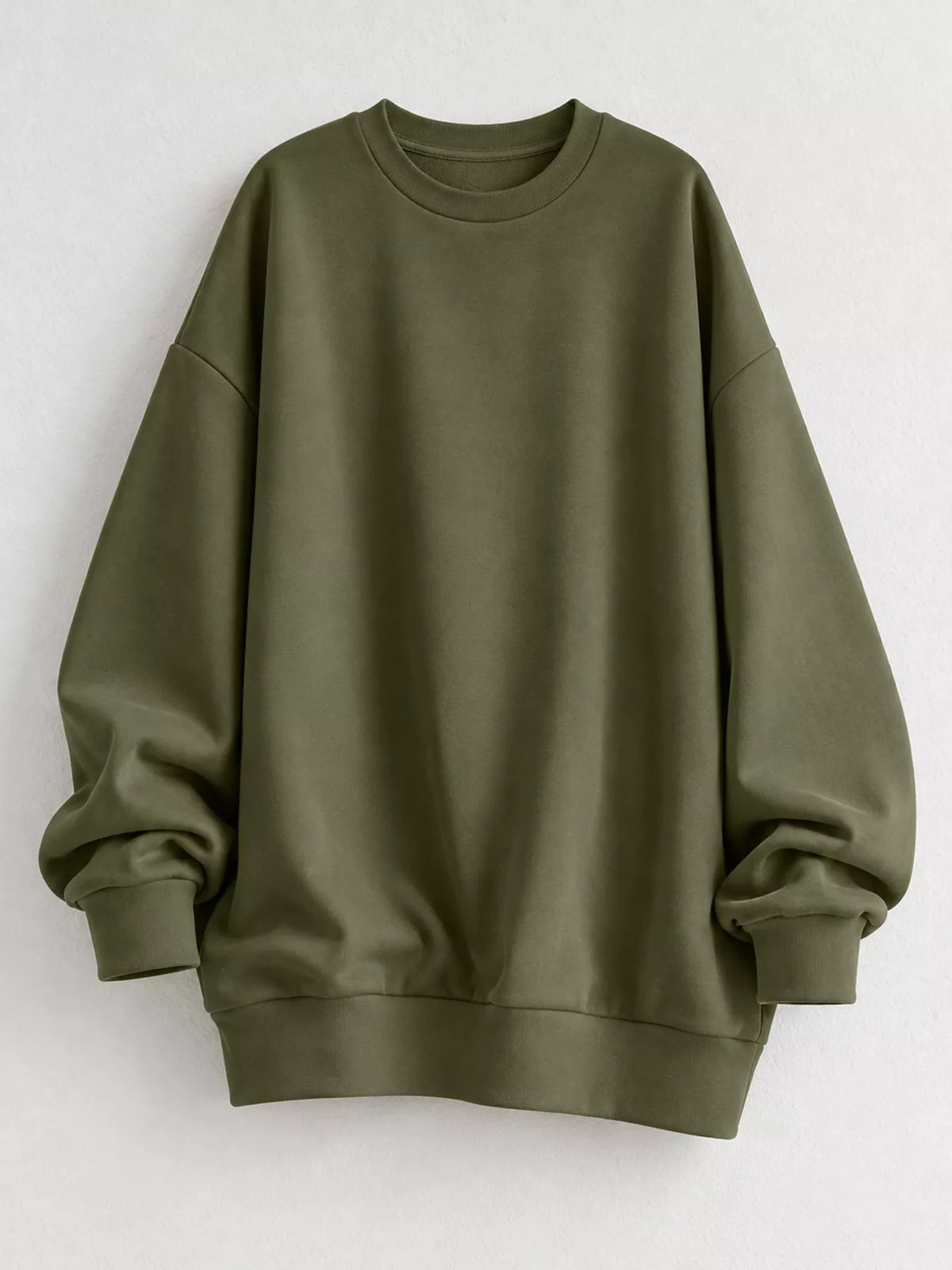 Army Green relaxed sweatshirt