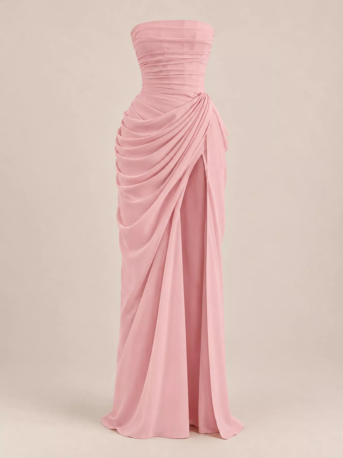 strapless maxi dress, product view