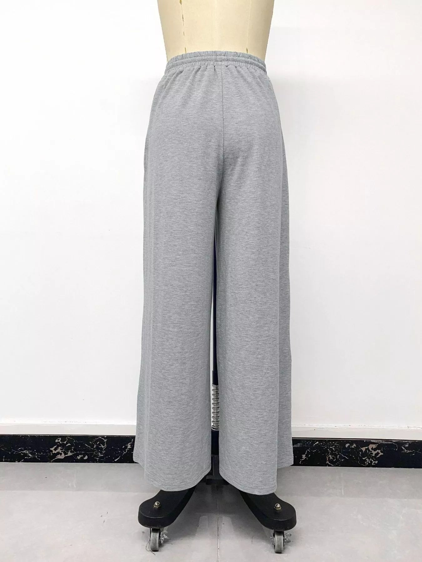 Trendsi Drawstring Wide-Leg Sweatpants -
