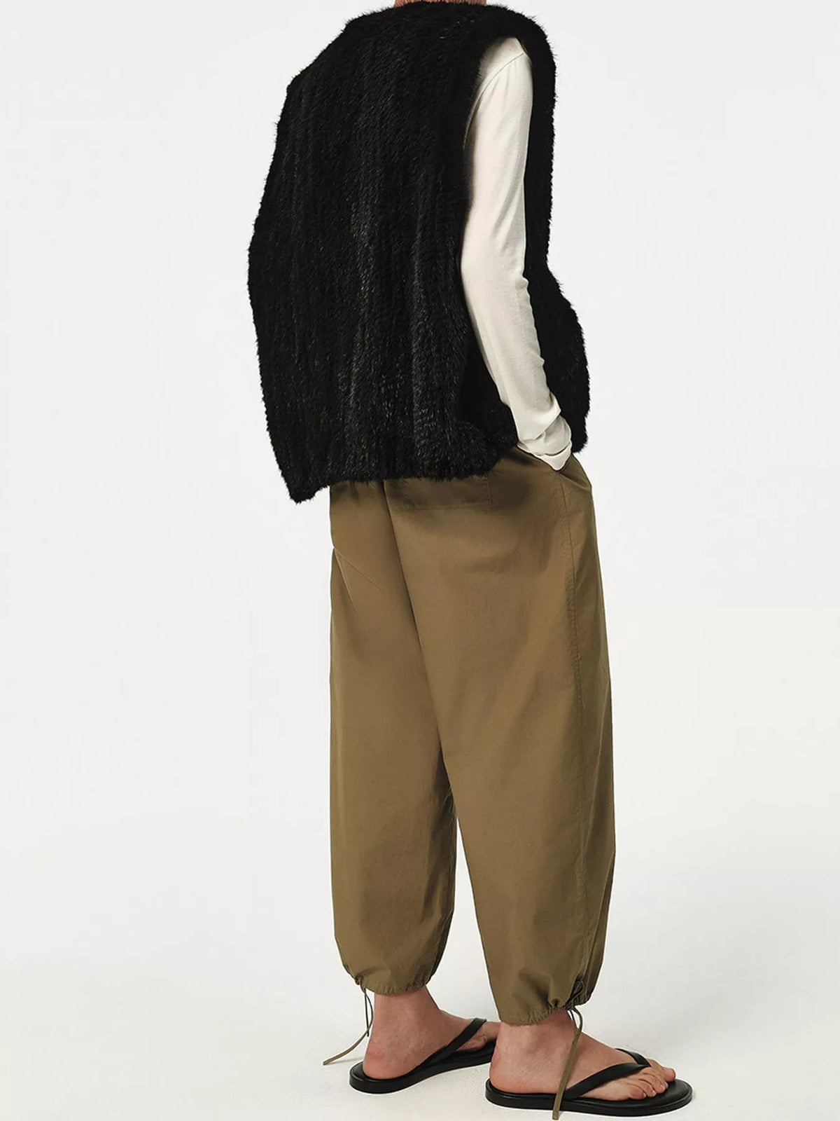 vest, side view