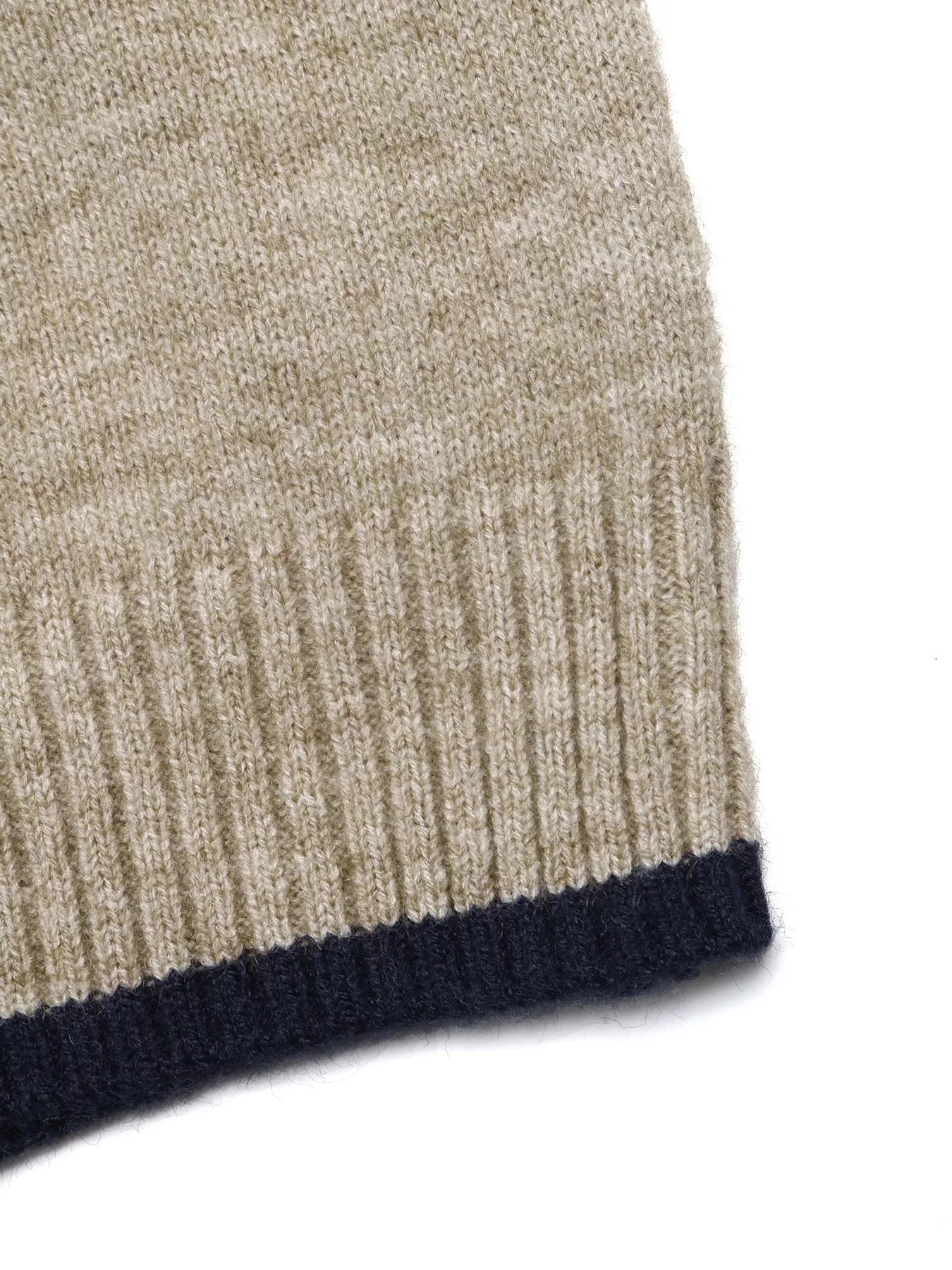 Trendsi Cozy Mock Neck Sweater with Contrast Trim -
