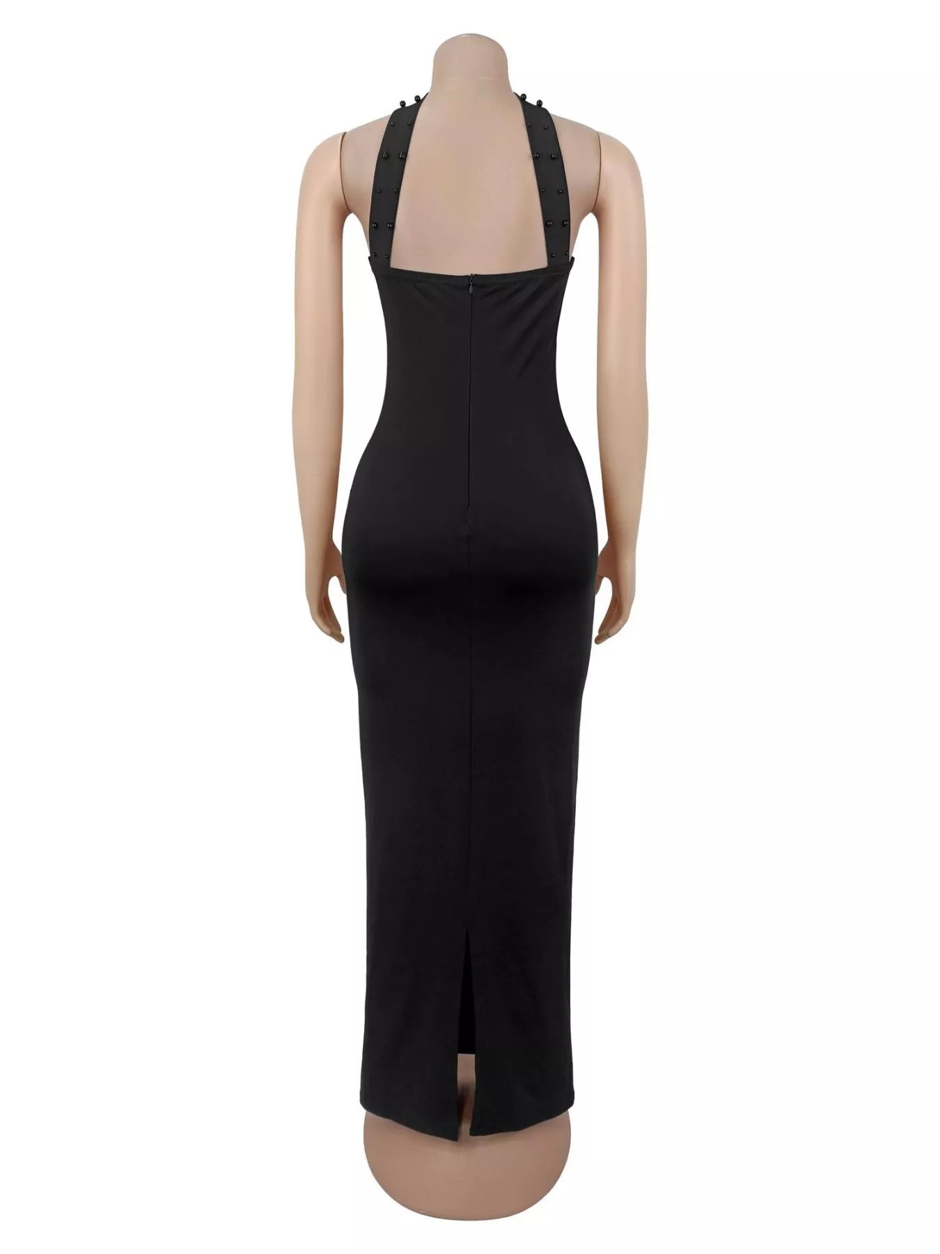 Trendsi Rhinestone Tube Bodycon Maxi Dress -