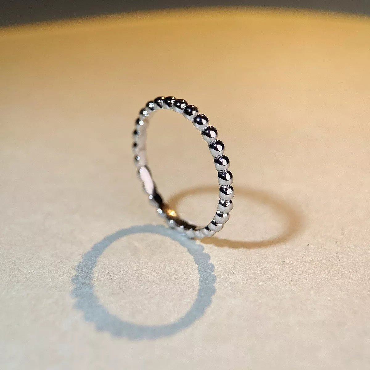 Trendsi 925 Sterling Silver Bead Ring -
