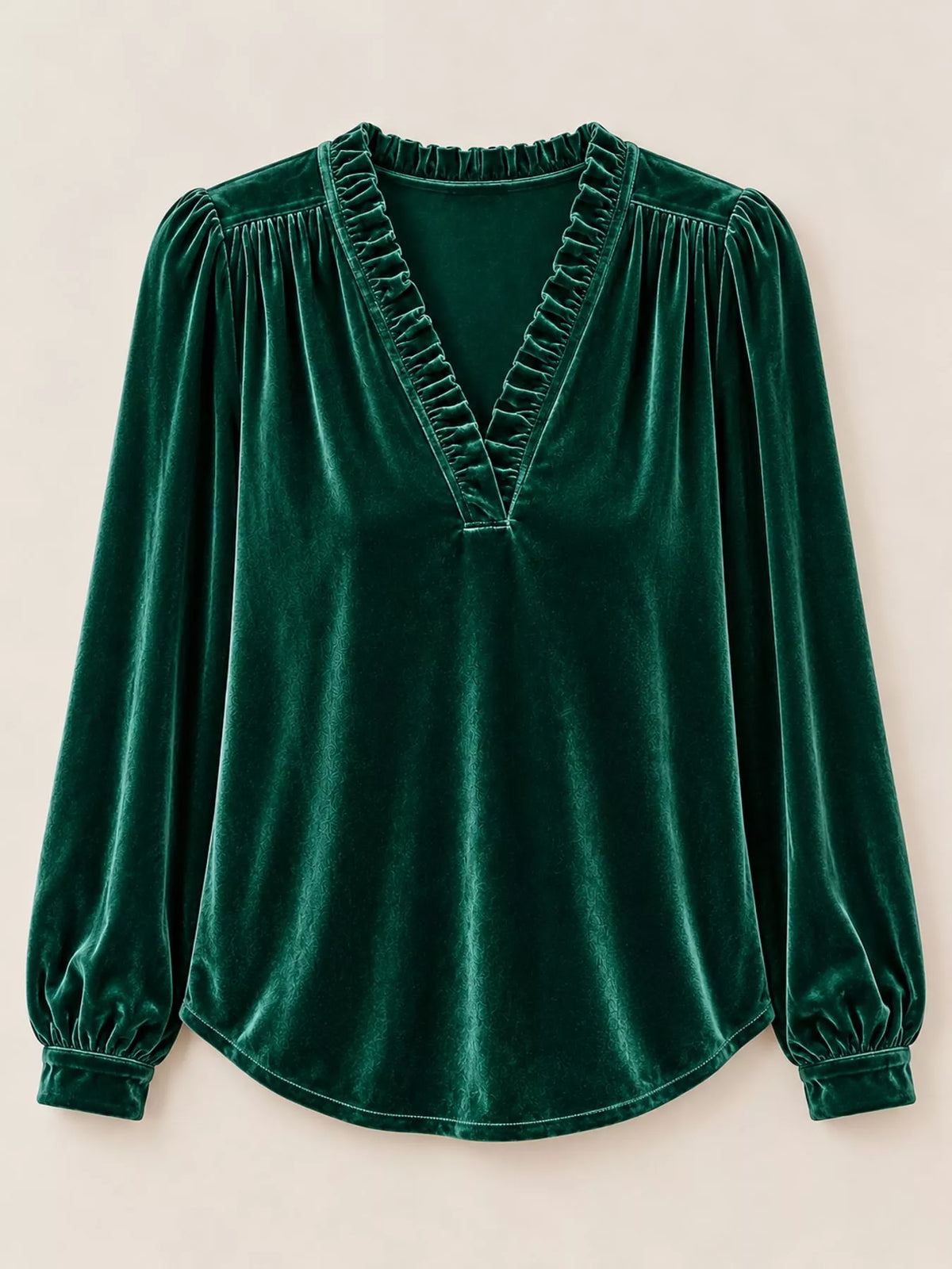 Long-sleeve blouse, product view