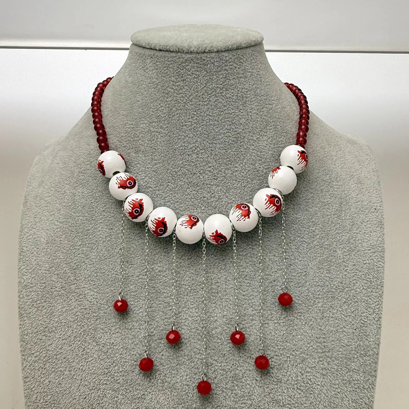 Trendsi Halloween Gothic Eyeball Necklace -