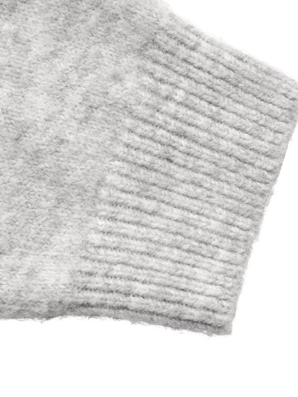 Trendsi Crew Neck Button-Down Cardigan -