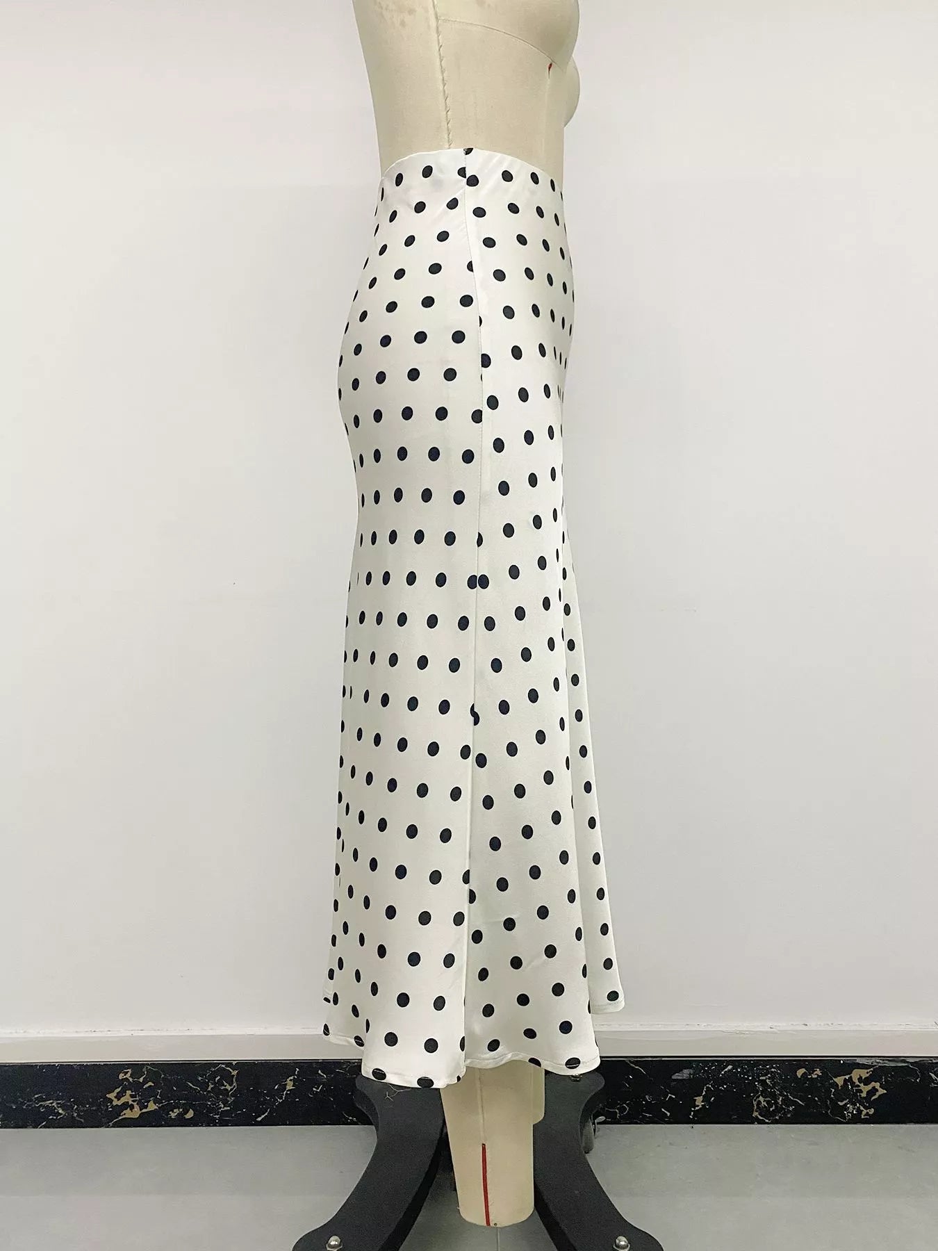 Trendsi Polka Dot Midi Skirt -