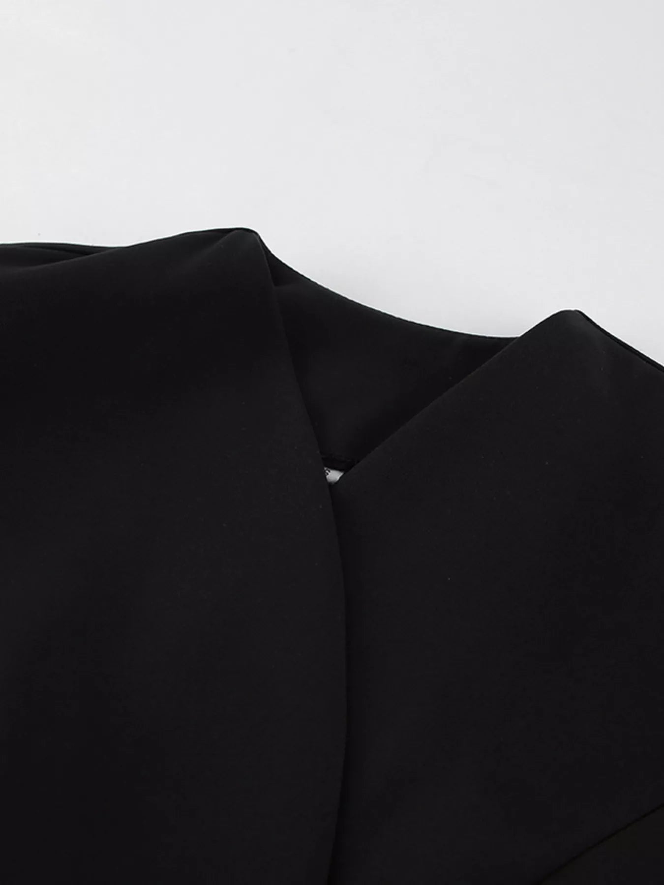 Trendsi Puffy Sleeve Blazer and Wide-Leg Pants Set -