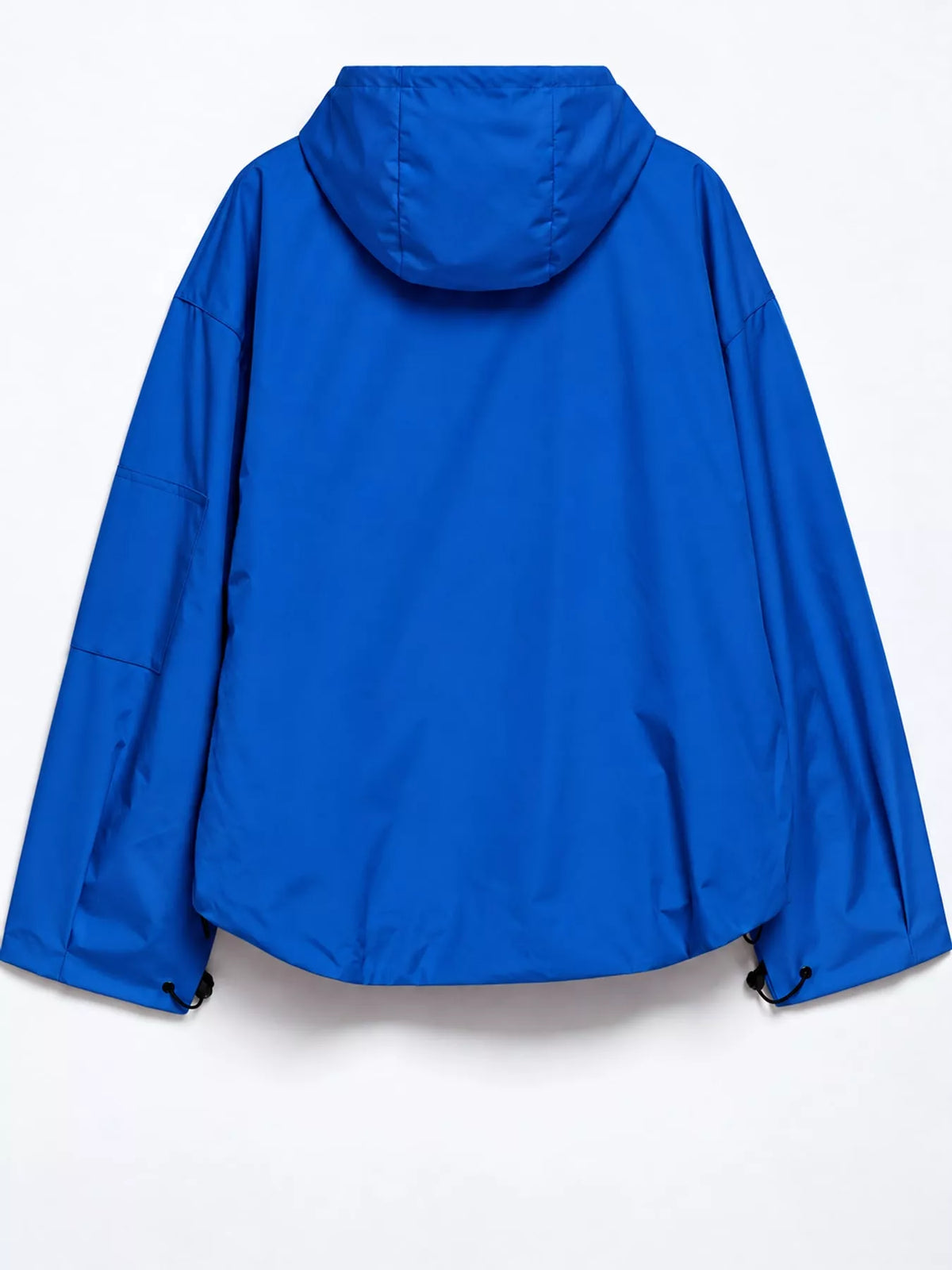 Half-Zip Hooded Anorak Jacket — back view
